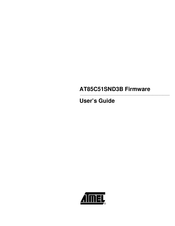 Atmel AT85C51SND3B User Manual