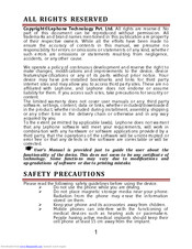 Lephone w2 User Manual