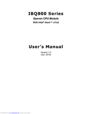 IBASE Technology IBQ800 Series User Manual