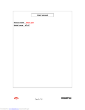 NPC Smart pad NT-A7 User Manual