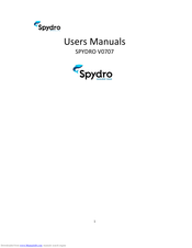 Spydro V0707 User Manual