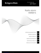 Kruger&Matz KM0815 Owner's Manual
