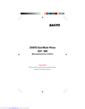 Sanyo SCP-400 User Manual