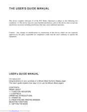 Mitsuki DFP-908 User Manual