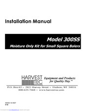 Harvest Tec 300SS Installation Manual