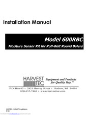 Harvest Tec 600RB Installation Manual
