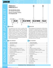 Paso PMB132/12-V Instructions For Use Manual