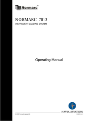 NORMARC 7013 Operating Manual