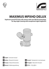 Videotec Maximus MPXHD Delux Instruction Manual