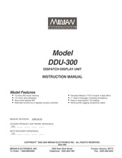 Midian DDU-300 Instruction Manual
