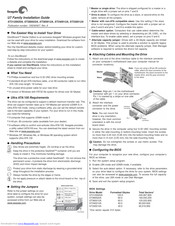 Seagate ST3120020A Installation Manual