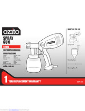 Ozito SGP-300 Instruction Manual