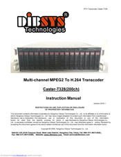 Hangzhou Dibsys Technologies Co., Ltd. Caster-T328 Instruction Manual