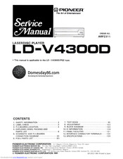 Pioneer LD-V4300D Service Manual