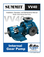 Summit VV40KK Installation, Operation & Maintenance Manual