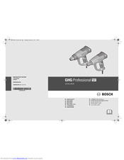 Bosch GHG 18-60 Original Instructions Manual