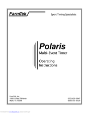 FarmTek Polaris Operating Instructions Manual