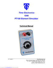 Time Electronics 1049 Technical Manual