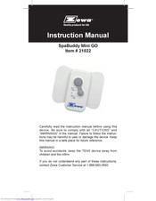 zewa SpaBuddy Mini Go Instruction Manual