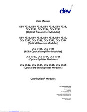 DEV 7233 User Manual