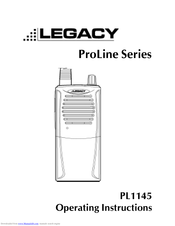 Legacy ProLine Series Operating Instructions Manual