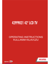 VESTEL 42PF9021 Operating Instructions Manual