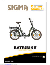 Sigma BATRIBIKE Owner's Manual