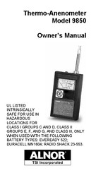 Alnor 9850 Owner's Manual