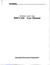 Hyundai HWT-210 User Manual