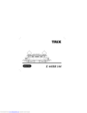 Trix minitrix e 44/br 144 Manual
