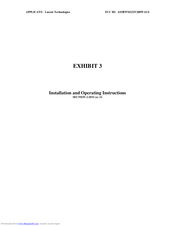 Lucent Technologies WaveACCESS NET SDR232 Installation Manual