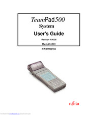 Fujitsu TeamPad500 System User Manual