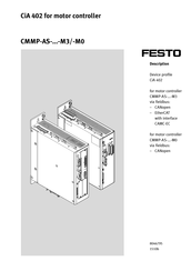 Festo 1501328 Model CMMP-AS-C10-11A-P3-M3 Motor Controller