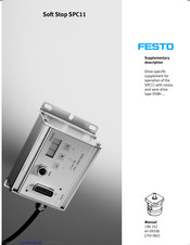 Festo Soft Stop SPC11 Supplementary Description