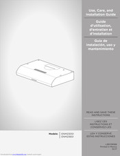 ELICA ENM230S1 Use, Care And Installation Manual
