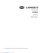 Hach Lange Filtrax User Manual