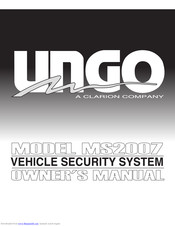 Ungo MS2007 Owner's Manual