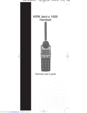 Kirk dect-z 1600 Technical User Manual