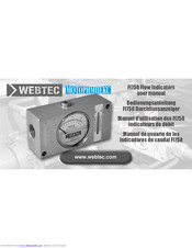 WEBTEC FI 750-16-ANO User Manual