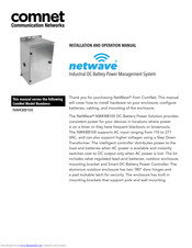 Comnet NWKBB100 Installation And Operation Manual