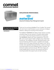 Comnet NWKBB200 Installation And Operation Manual