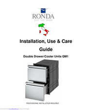 Ronda QM1 Installation, Use & Care Manual