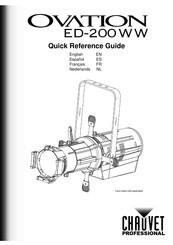Chauvet Professional Ovation ED-200WW Quick Reference Manual
