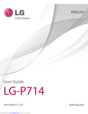 LG LG-P714 User Manual