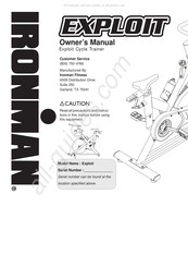 Ironman Fitness Exploit Owner's Manual