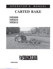 Frontier WR3008 Operator's Manual