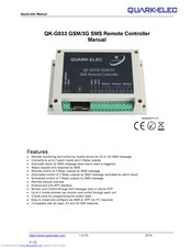 Quark-Elec QK-G033 Manual