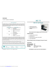 Labelmate MC-10 User Manual