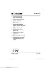 Einhell TC-MS 2112 Original Operating Instructions