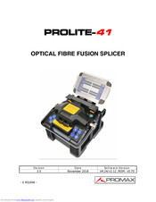 Promax Prolite-41 User Manual